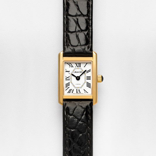 Motel De Atomique Diamond Eterna Watch Gold