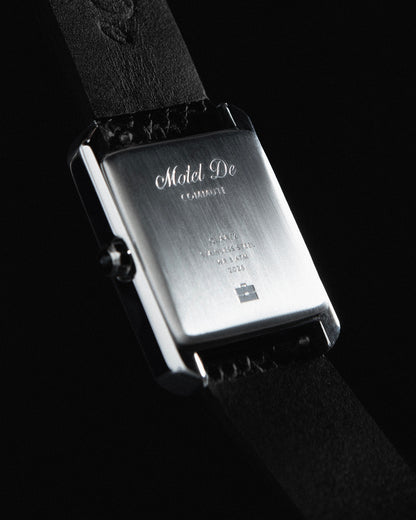 Motel De Commute Black Tuxedo Silver